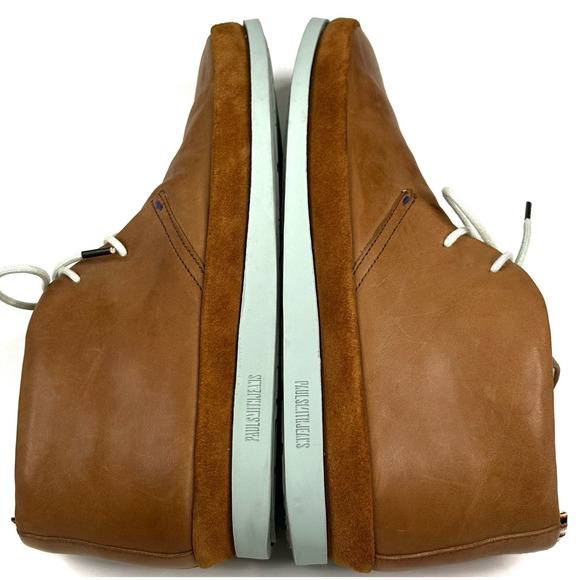PAUL SMITH JEANS Loomis Men's Chukka Boots Camel Brown Leather Size US7/UK6 - Picture 5 of 12